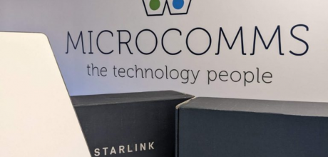 Starlink set up at Mircocomms